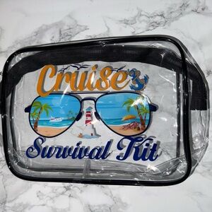 🛍️ Cruise Survival Kit Clear Bag